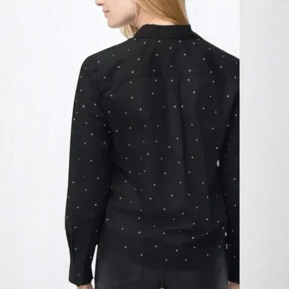 J. Crew Rhinestone modern button-down Size XXS - Picture 2 of 10